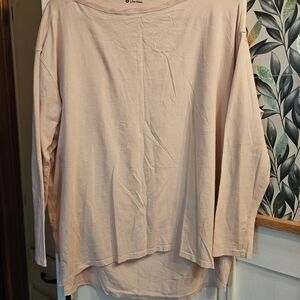 Lululemon Athletica Soft Pink Long Sleeve Tee